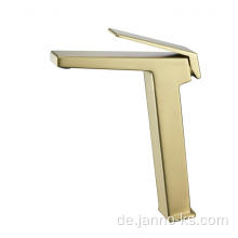 Messing Tall Faucet Single Griff Basin Mixer Tipp